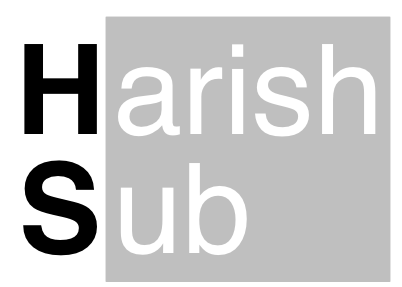 HarishSubMonoLogo